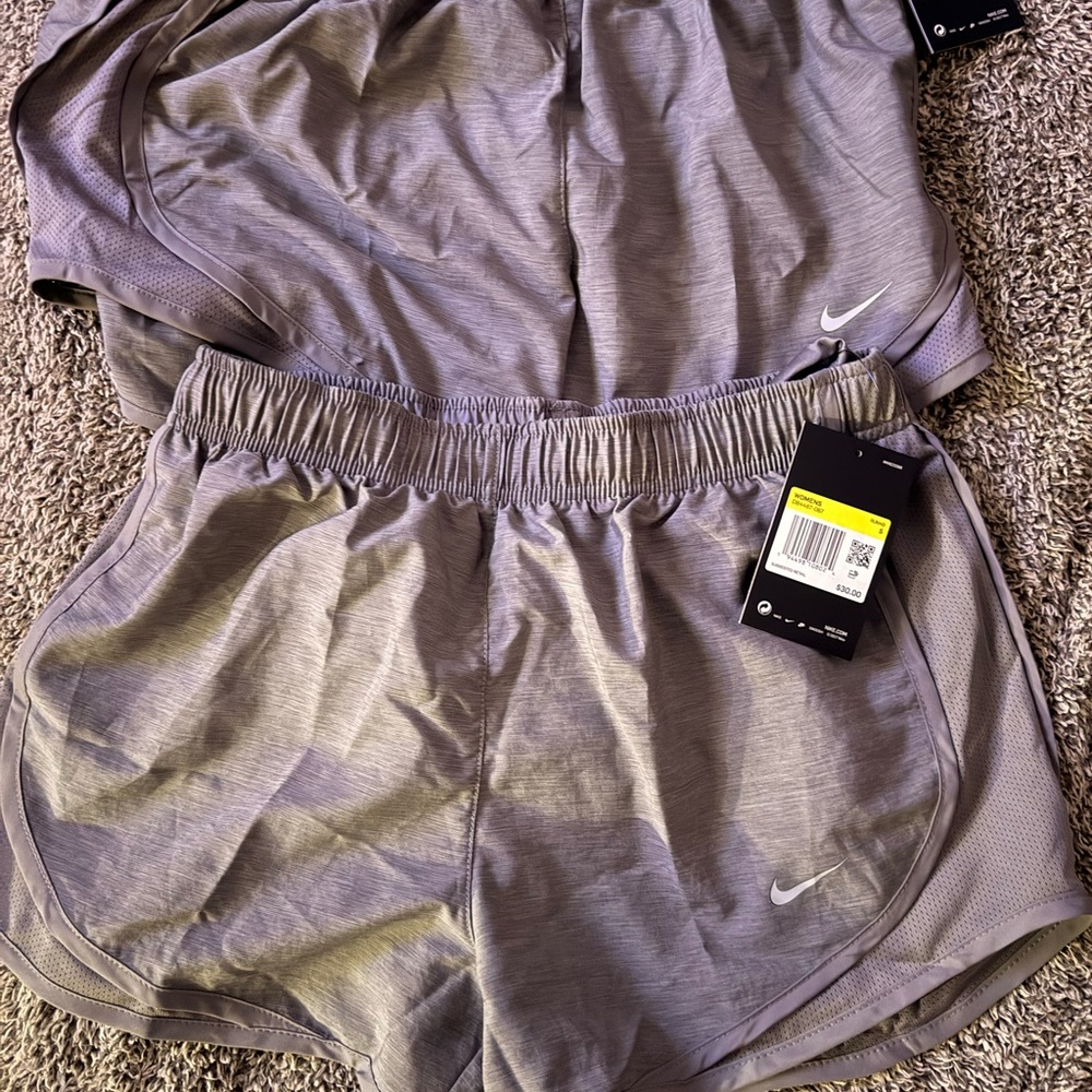 Nike Women's Charcoal Athletic Shorts (2 pairs )